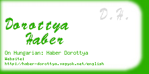 dorottya haber business card